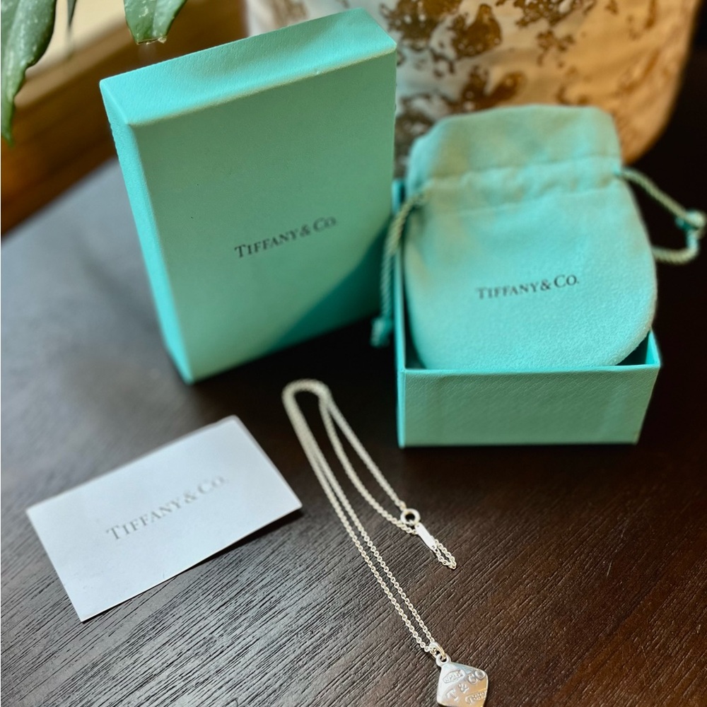 Tiffany & Co. Sterling Silver Diamond Shaped Pendant
